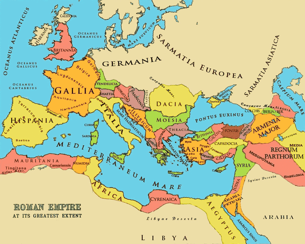 roman republic map 509 bc